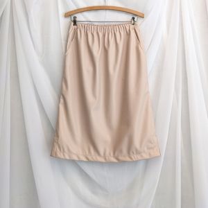 NWT Rachel Comey pink beige pleather skirt